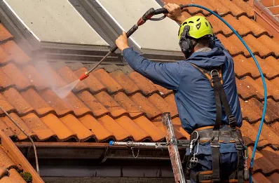 Démoussage et hydrofuge de toiture à Sommery